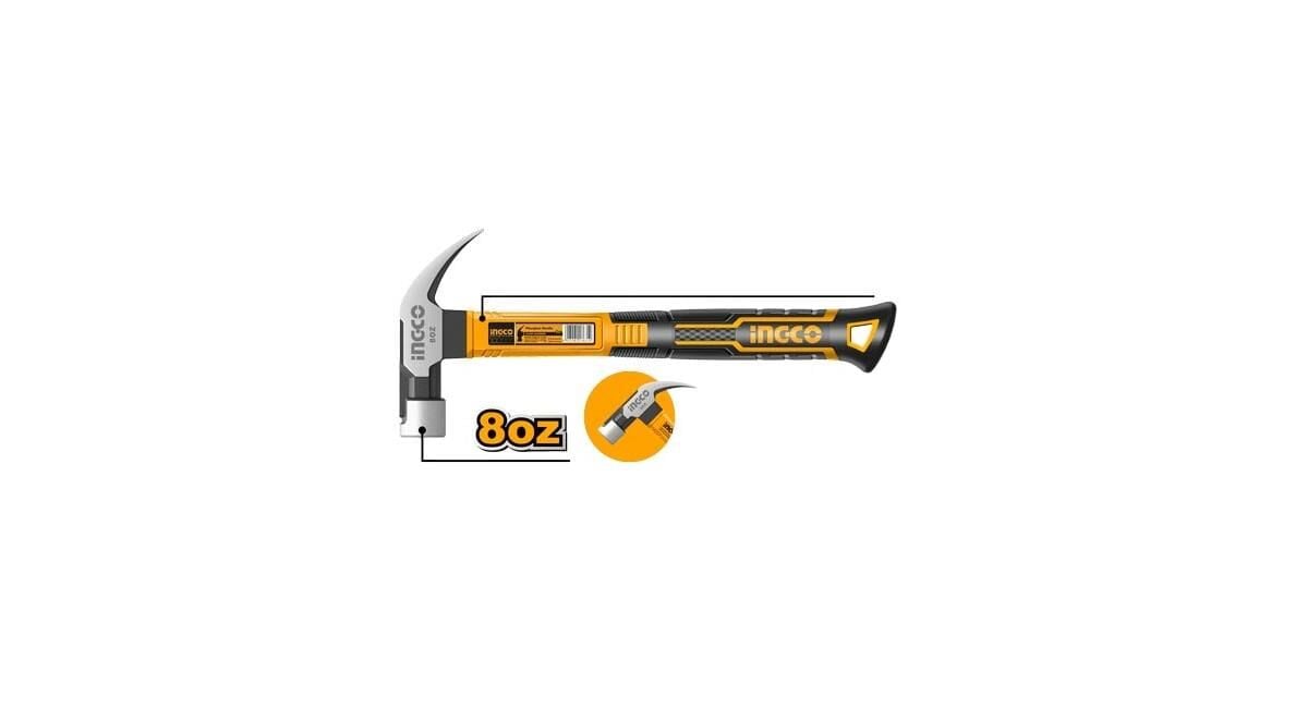 İngco HCHD0086 Fiberglas Saplı Çekiç 220 Gr - Bulutretail