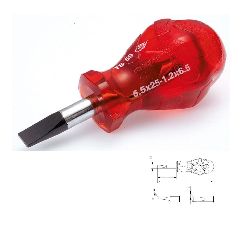 İzeltaş 4110 Kraft Topaç Düz Tornavida 5,5X40 - Bulutretail