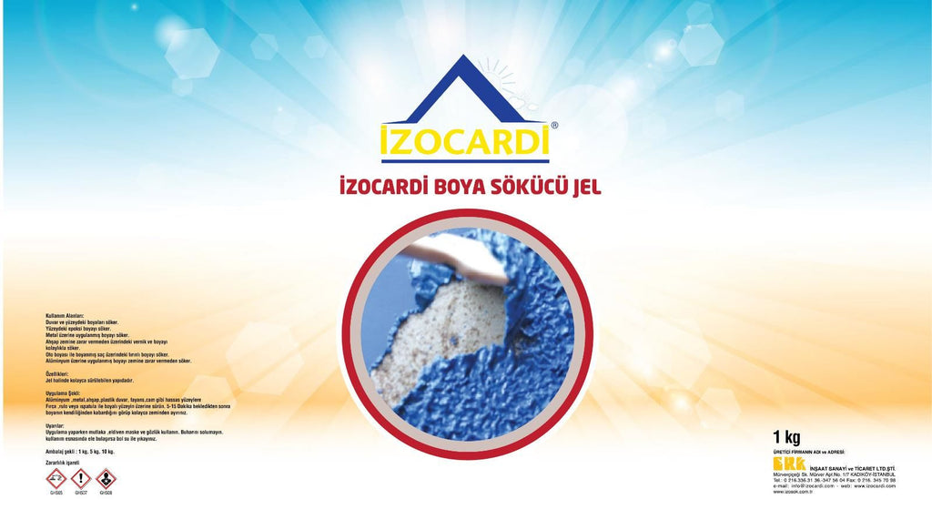 İzocardi Boya Sökücü Jel 1 Kg - Bulutretail