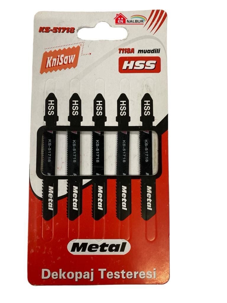 Knisaw 51718 Metal Dekupaj Testeresi 5 Parça - Bulutretail