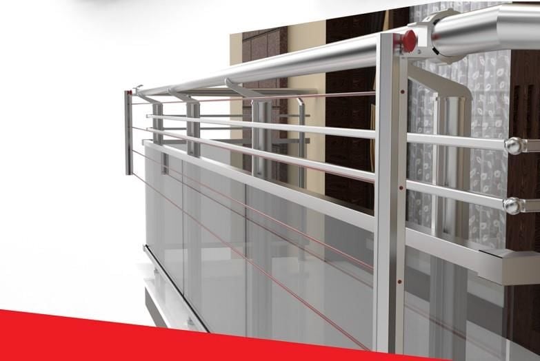Koral Katlanabilir Balkon Çamaşır Kurutma Askılığı - Bulutretail