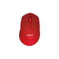 LOGITECH 910-004911, M330 Kırmızı, USB Nano 2,4G Kablosuz, 1000dpi, Optik, 3 Tuşlu, 24ay Pil Ömrü, Sessiz Mouse