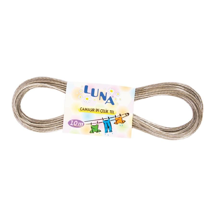 Luna Çamaşır İpi Çelik Tel 10 Metre - Bulutretail
