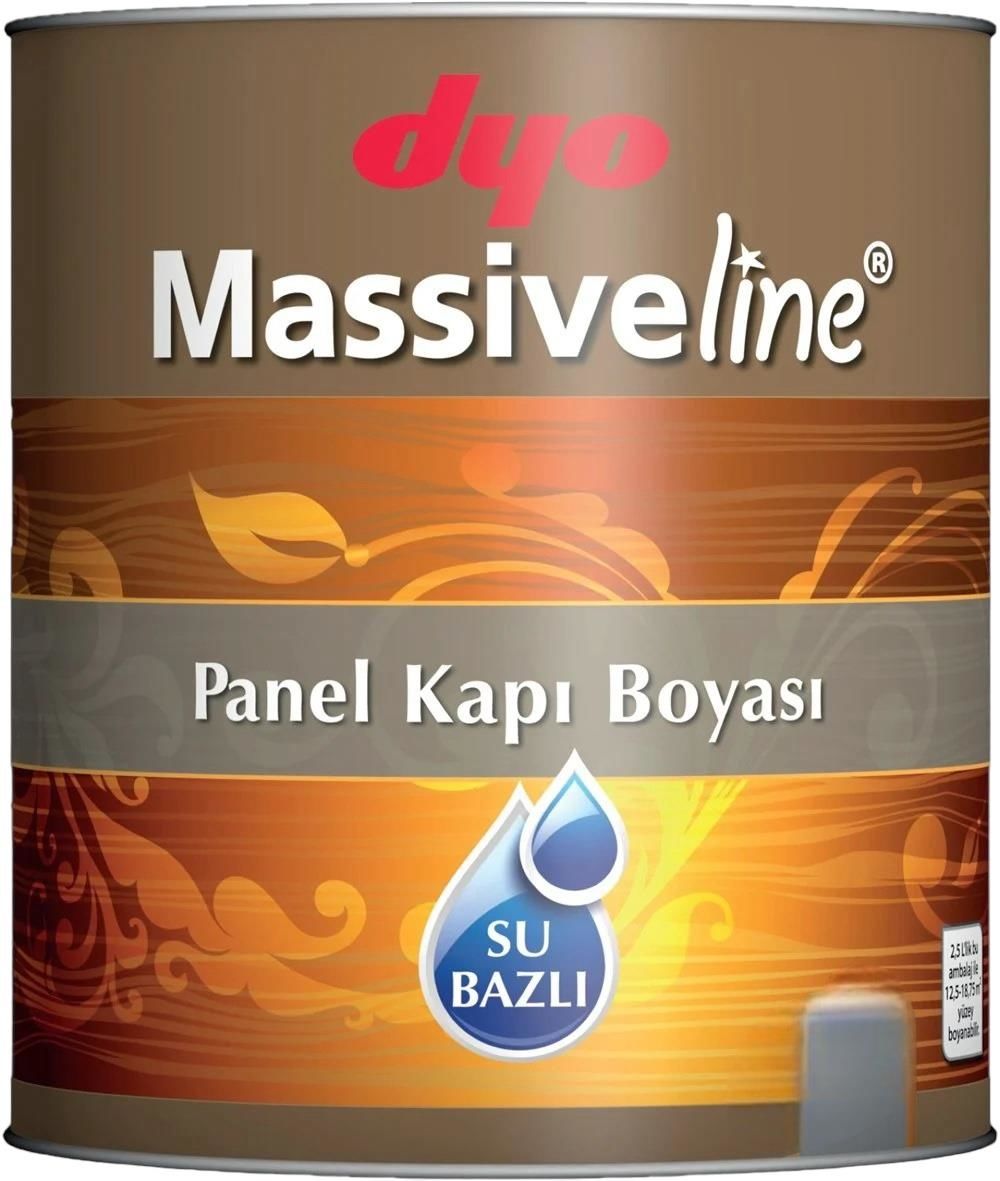 Massiveline Su Bazlı Panel Kapı Boyası Beyaz 2,5 Litre - Bulutretail
