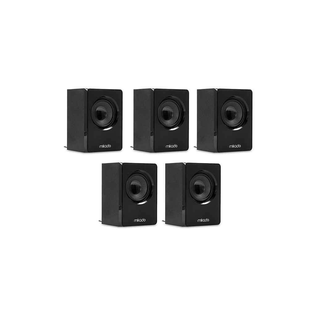 MIKADO MD-505, 70W, 5+1, Masaüstü, FM/BT/SD/USB, Siyah Kasa, Speaker