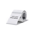 NIIMBOT T40 Etiket 40mm x 60mm 125 adet Şeffaf  (B1,B21S,B3S)