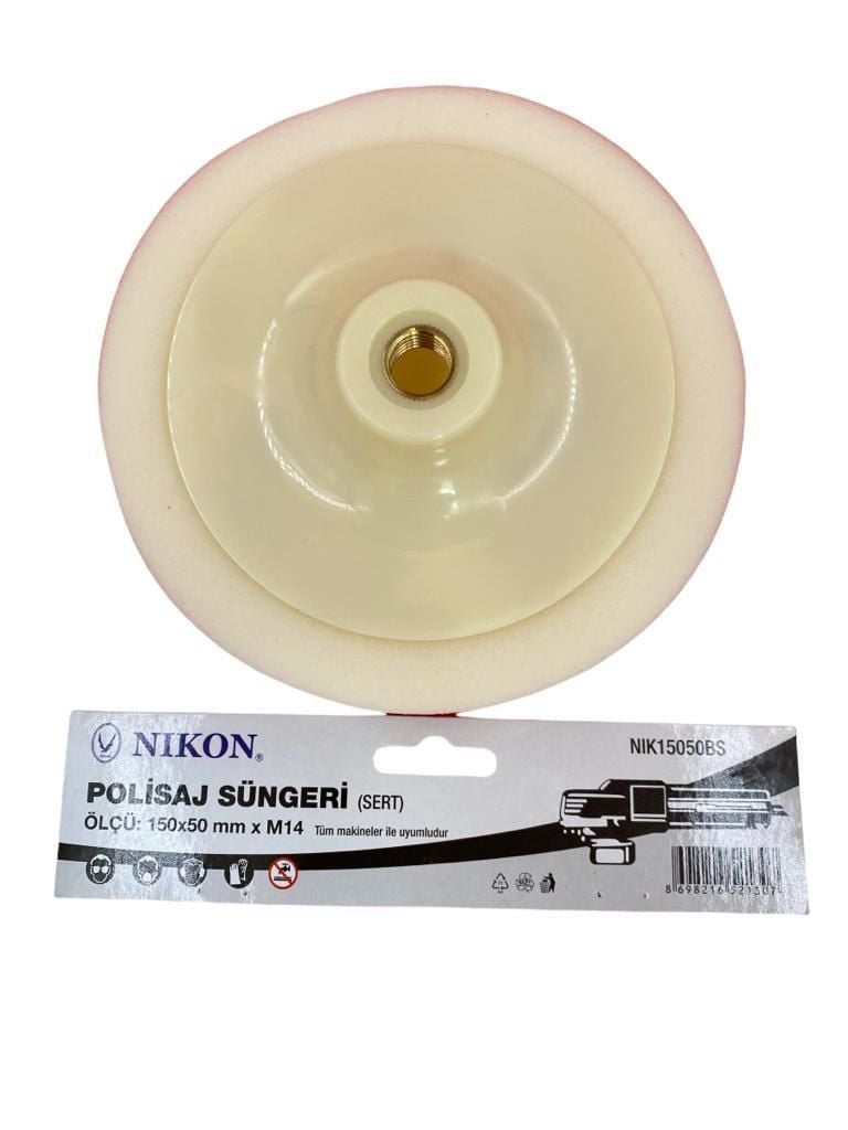 Nikon 15050Bs Polisaj Süngeri 150 Mm Beyaz Sert
