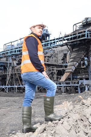 Pollyboot Vega 45 Numara Çelik Burunlu Çizme Poliüratan - Bulutretail