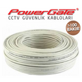 PowerGate PRO 100mt, 2+1 (2x0,50+0,33) %100Bakır, CCTV Güvenlik Kablosu