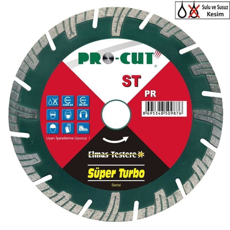 Procut St 230 Mm Süper Turbo Elmas Testere