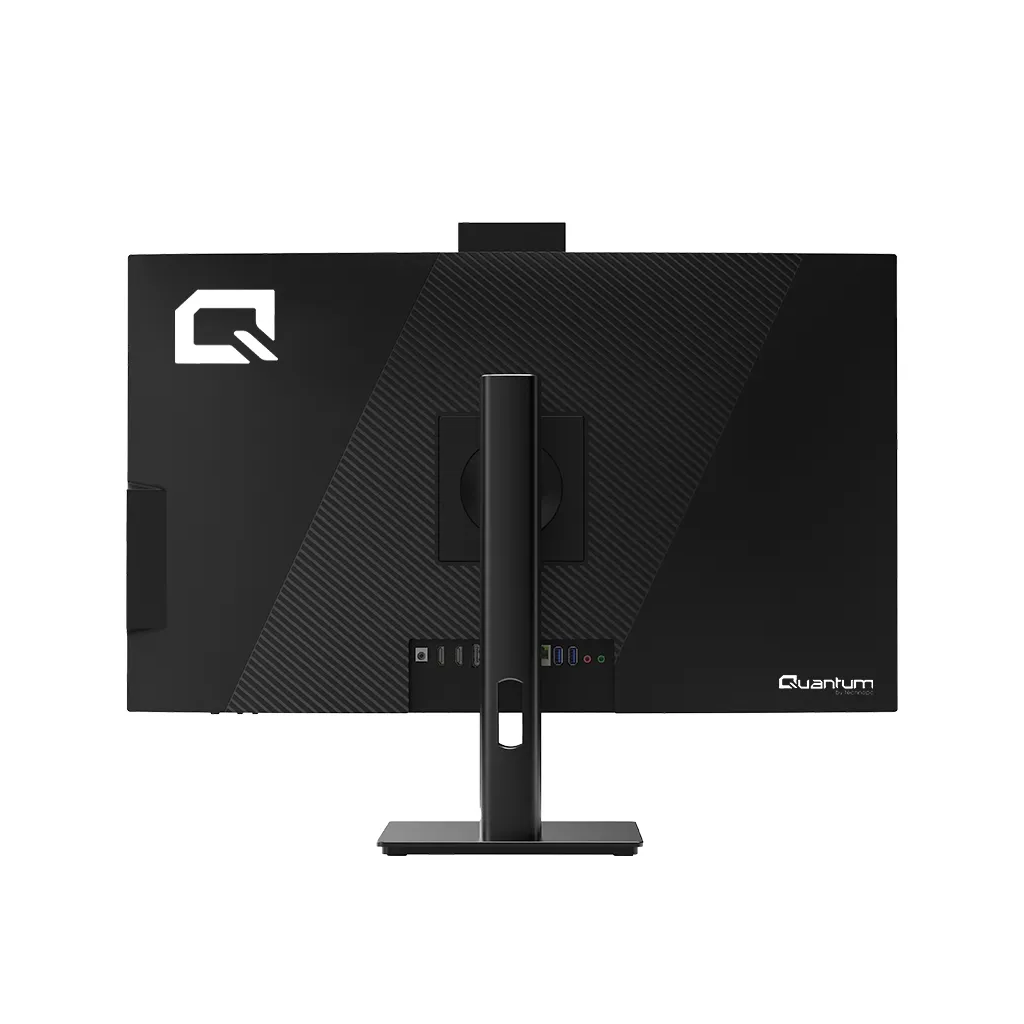 QUANTUM Phase One N6104, Ultra 5-120U, 27&amp;quot; FHD Ekran, 16Gb Ram, 512Gb SSD, Wi-Fi6, HDMI, DP, Type-A, Type-C, Paylaşımlı Ekran Kartı, Free Dos, All In One PC, (Black)