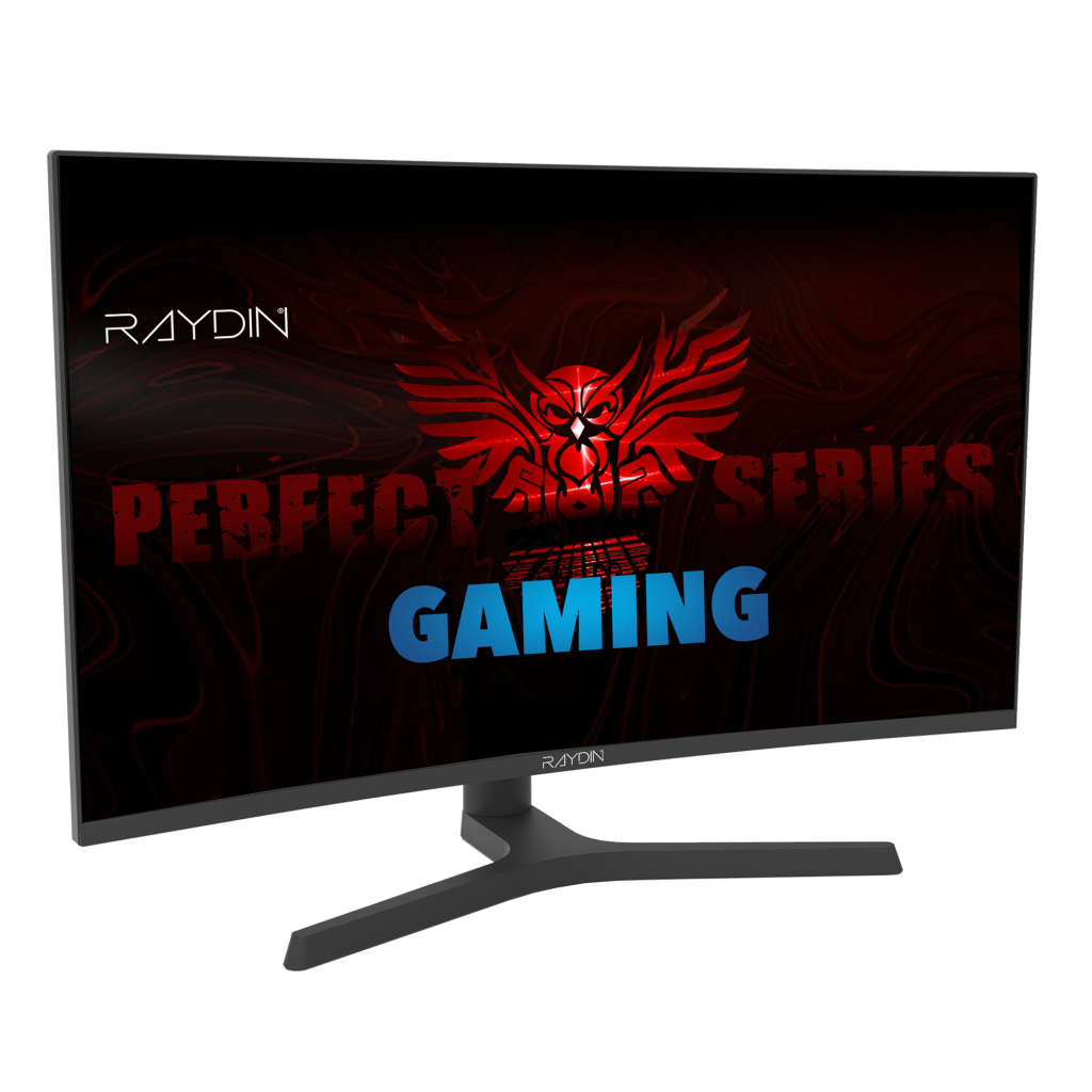 RAYDIN EG27RFA-300HZ, 27&amp;quot;, 1ms, 300Hz, Full HD, 2xHDMI, DP, Hoparlör, VA LED, R1500 Curved, Yükseklik Ayarlı Ayak, Frameless, FreeSync Gaming Monitör