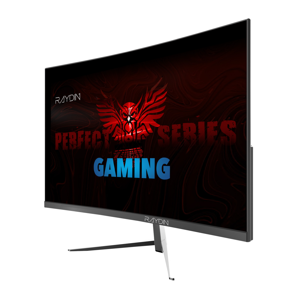 RAYDIN MM24RFA-200HZ, 23.6&amp;quot;, 1ms, 200Hz, Full HD, HDMI, DP, Hoparlör, VA LED, R1650 Curved, Frameless, FreeSync Gaming Monitör