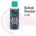 Rich Multi Surface 2138 Bebek Pembe Akrilik Boya 120 Cc - Bulutretail