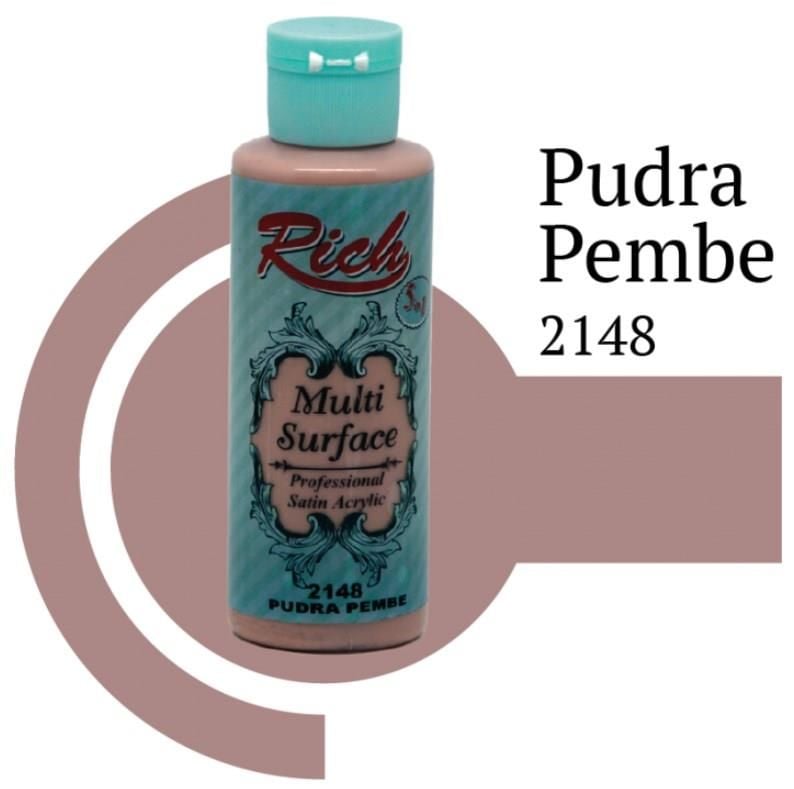 Rich Multi Surface 2148 Pudra Pembe Akrilik Boya 120 Cc - Bulutretail
