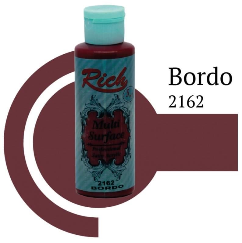 Rich Multi Surface 2162 Bordo Akrilik Boya 120 Cc - Bulutretail