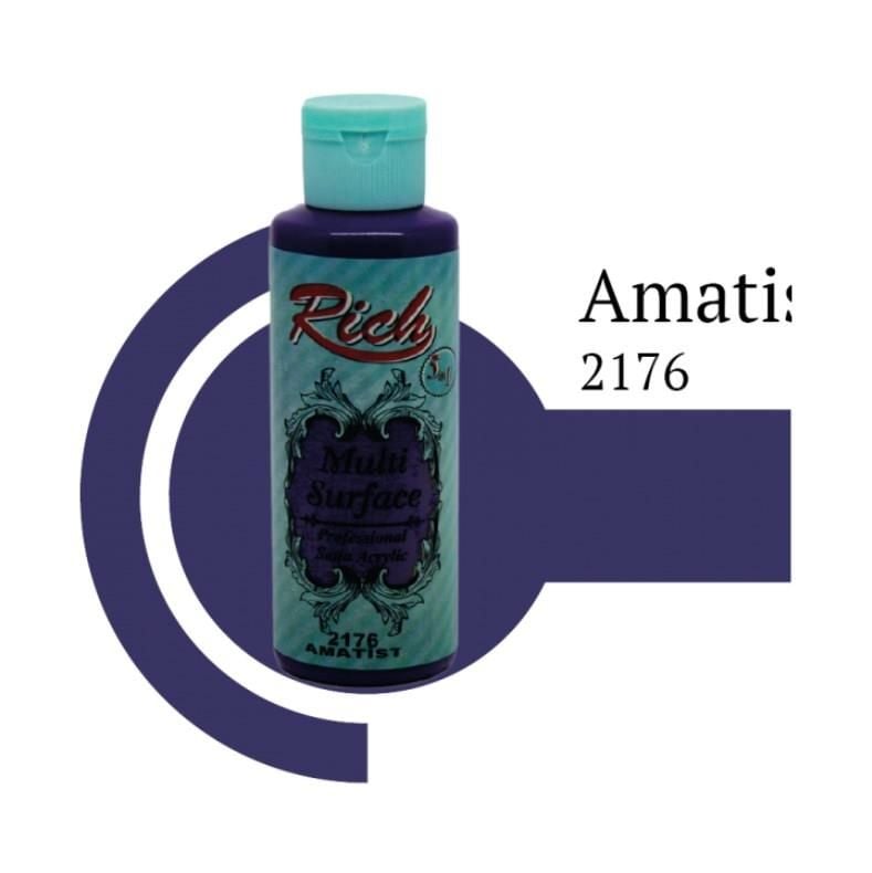 Rich Multi Surface 2176 Amatist Akrilik Boya 120 Cc - Bulutretail