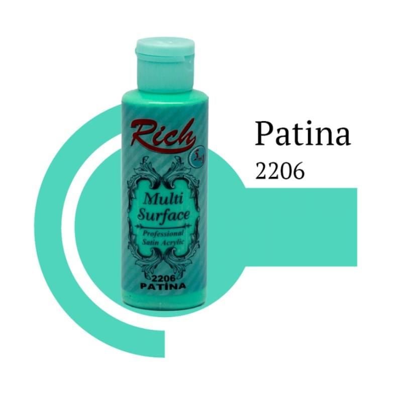 Rich Multi Surface 2206 Patina Akrilik Boya 120 Cc - Bulutretail