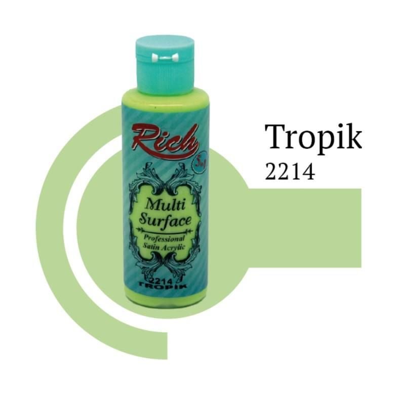 Rich Multi Surface 2214 Tropik Akrilik Boya 120 Cc - Bulutretail