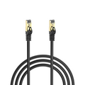 S-LINK MM-CAT702, CAT7, Patch, 2Mt, Gold Uçlu,   FTP, CCA, Ağ Bağlantı Kablosu (Siyah)