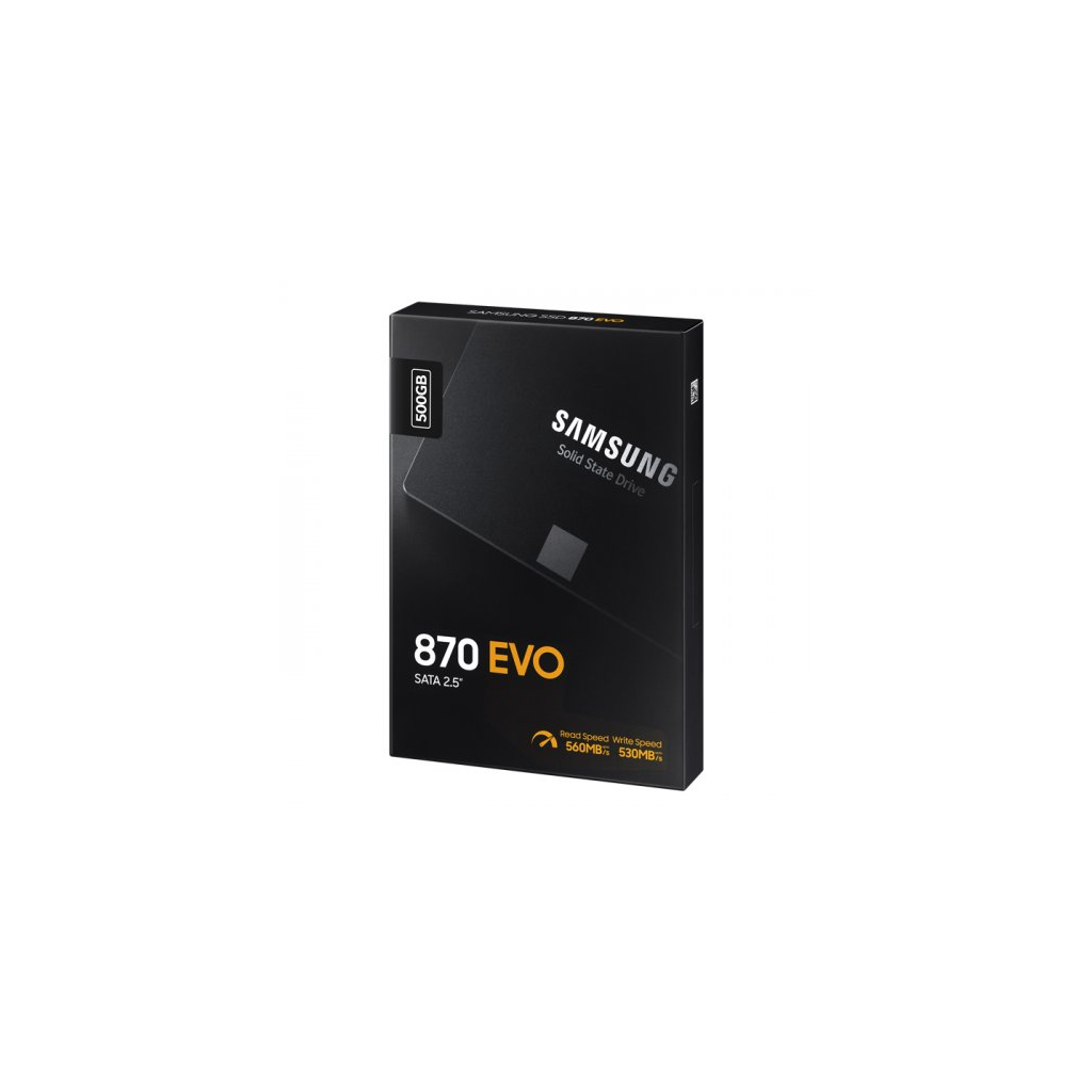 SAMSUNG MZ-77E500BW, 870 EVO, 500GB, 560/530, 2,5&amp;quot; SATA, SSD (Türkiye Distribütörü Garantili)