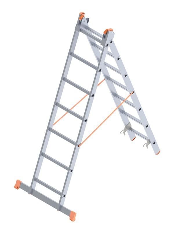 Saraylı 2X7 A Tipi Sürgülü Merdiven 3,86 Metre - Bulutretail