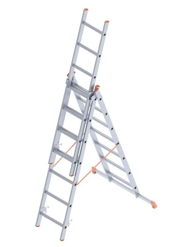 Saraylı 3X7 A Tipi Sürgülü Merdiven 5,79 Metre - Bulutretail