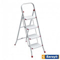Saraylı Pratik Metal Merdiven Beyaz 4 Basamaklı - Bulutretail