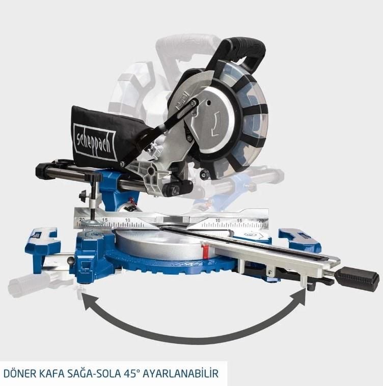 Scheppach Hm254Spx 254 Mm Gönye Kesme Makinesi - Bulutretail