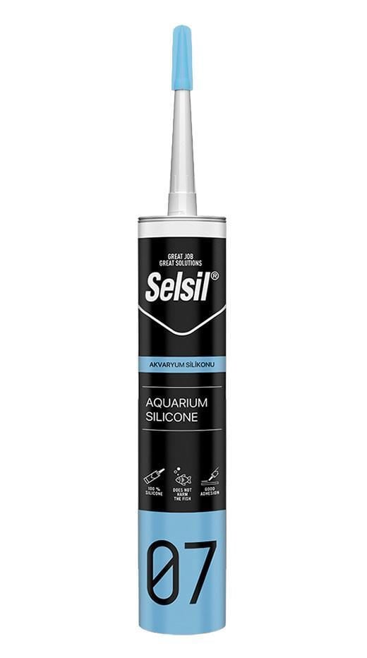 Selsil 07 Akvaryum Silikonu Şeffaf 280 Ml - Bulutretail