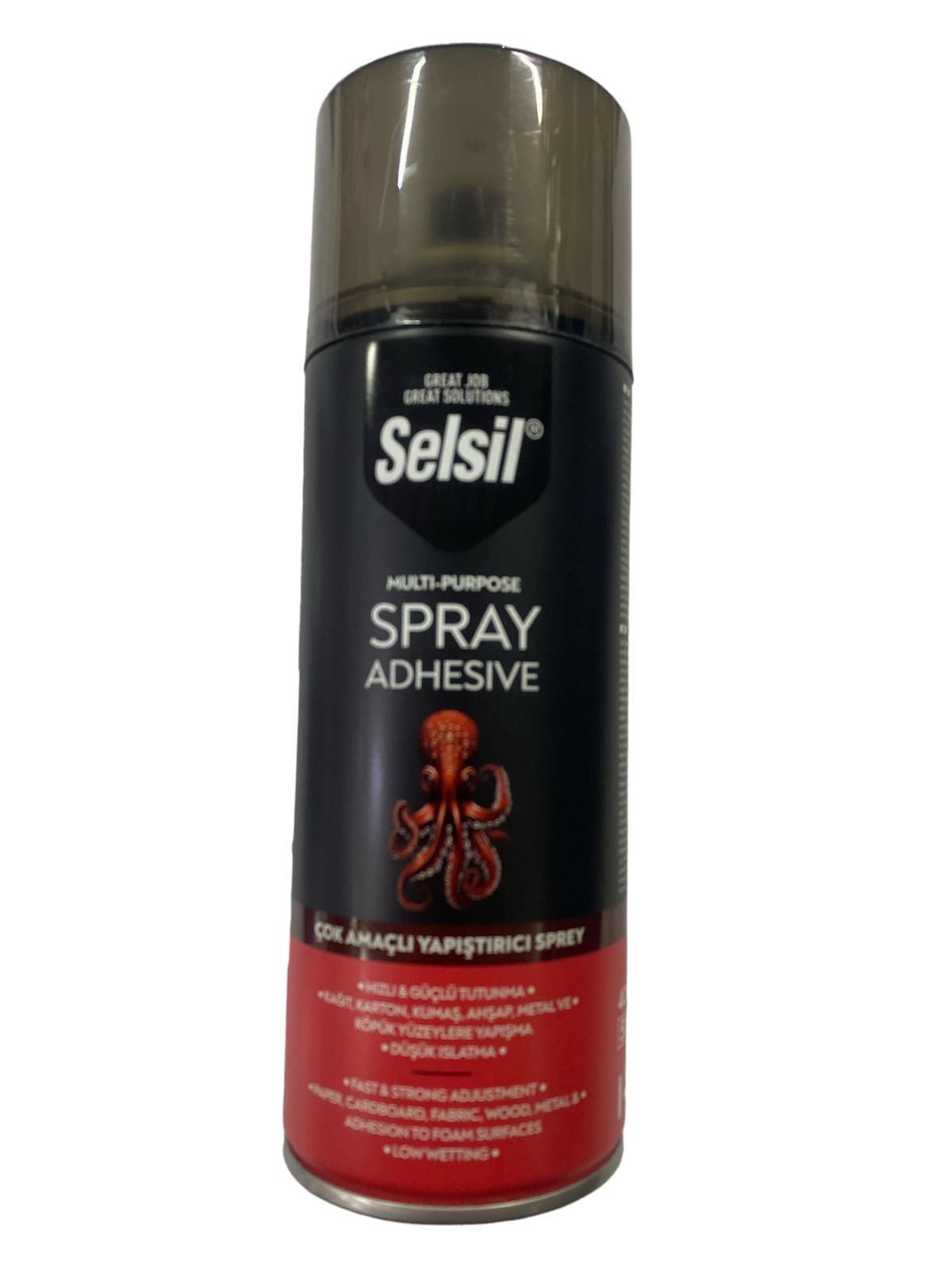 Selsil Çok Amaçlı Sprey Yapıştırıcı 400 Ml - Bulutretail