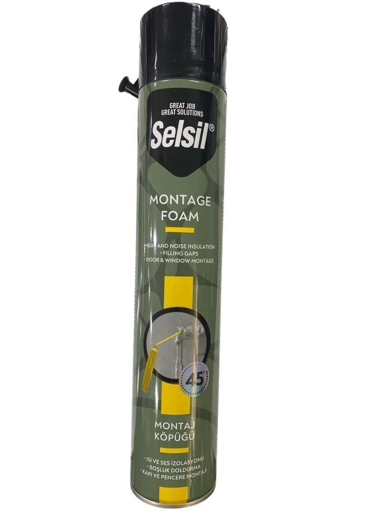 Selsil Tam Dolum Poliüratan Montaj Köpüğü 845 Gr - Bulutretail