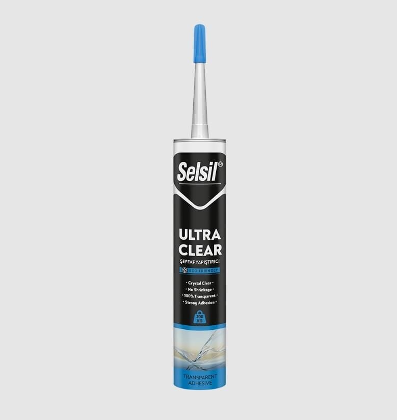 Selsil Ultra Clear Şeffaf Montaj Yapıştırıcı 290 ml - Bulutretail