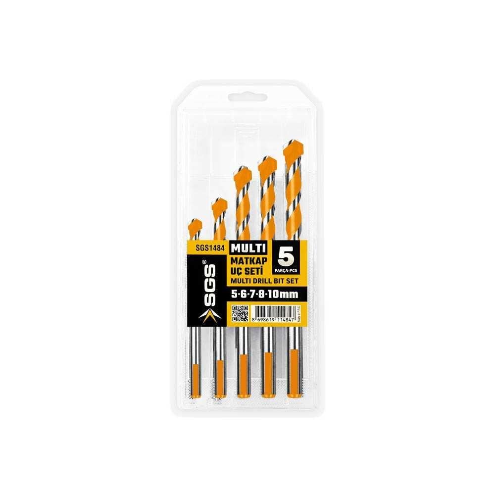 Sgs 1484 Multi Matkap Ucu Seti 5 Parça - Bulutretail