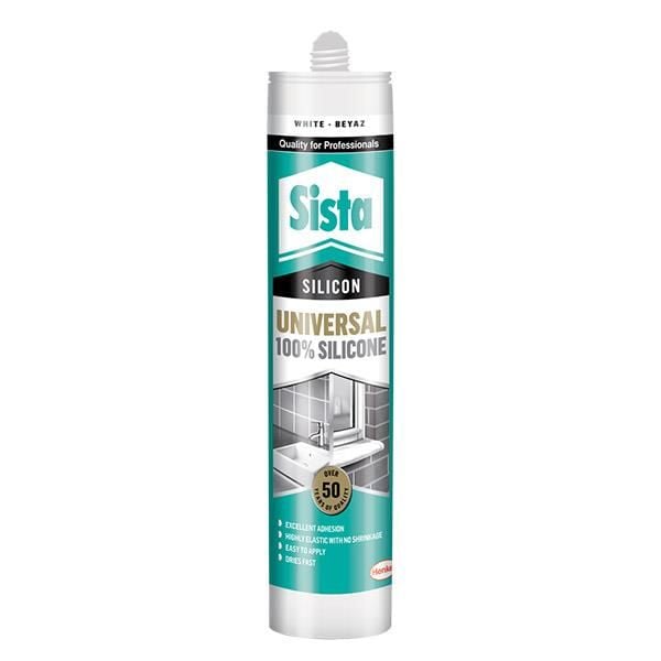 Sista Üniversal Beyaz Silikon 280 Ml - Bulutretail