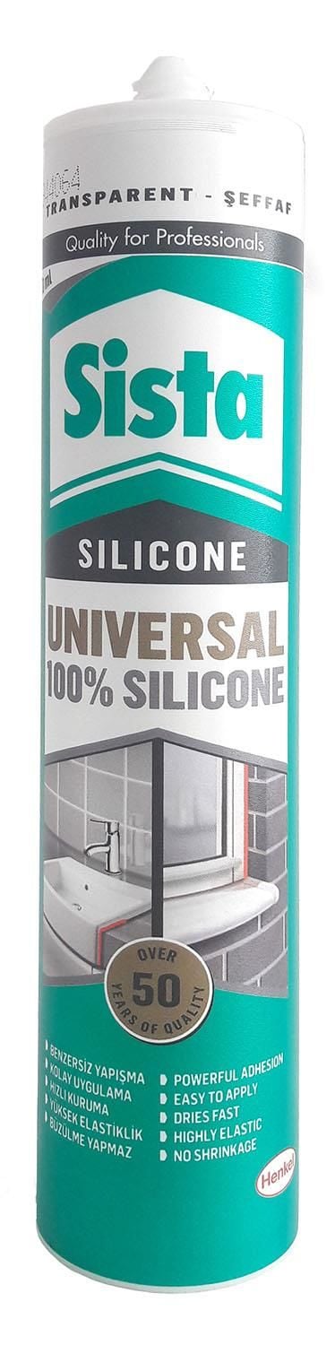 Sista Üniversal Şeffaf Silikon 280 Ml - Bulutretail