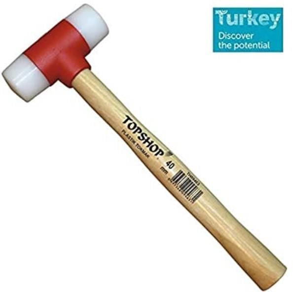 Topshop 09465 Ağaç Saplı Plastik Tokmak 50 Mm - Bulutretail