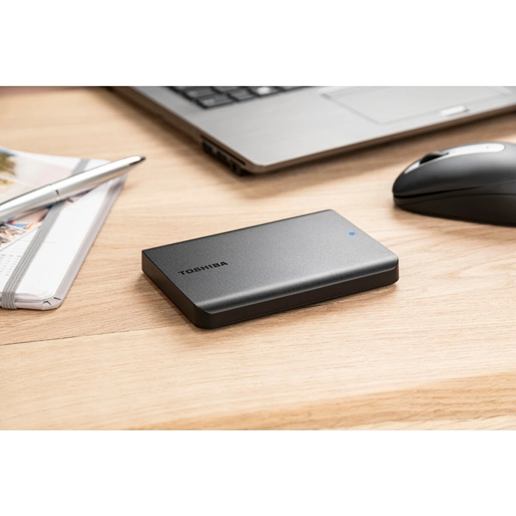 TOSHIBA HDTB510EK3AA, Canvio Basic, 1TB, 2.5&amp;quot; USB 3.2, Taşınabilir, Harici HDD, (Black)