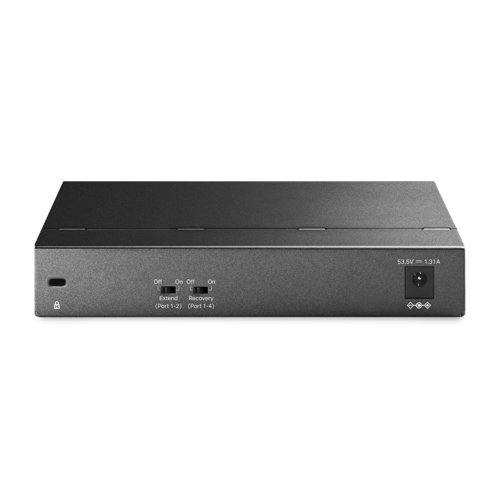 TP-LINK TL-SG1006PP, 6 Port, GigaBit, 4 Port PoE 64W, Yönetilemez, Metal Kasa, Masaüstü Switch