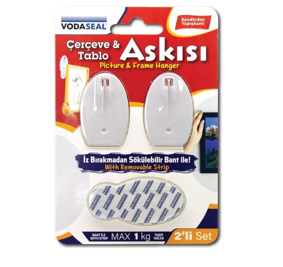Vodaseal Çerçeve Ve Tablo Askısı 2’Li Set - Bulutretail