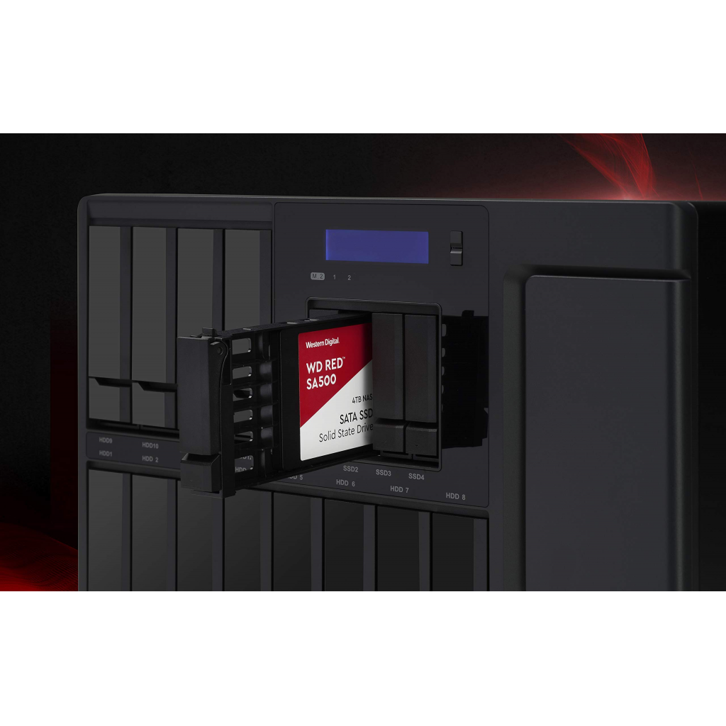 WD Red SA500, WDS200T2R0A, 2TB, 560/530, SERVER ve NAS için Enterprise, 2,5&amp;quot; SATA, SSD