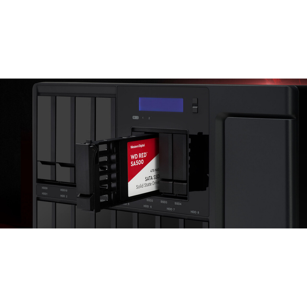 WD Red SA500, WDS500G1R0A, 500GB, 560/530, SERVER ve NAS için Enterprise, 2,5&amp;quot; SATA, SSD