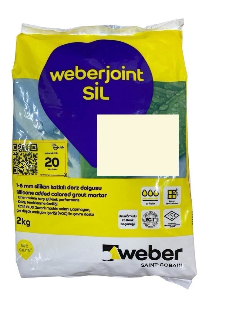 Weber Joint Sil 409 Bozdağ Krem Derz Dolgu 2 Kg - Bulutretail