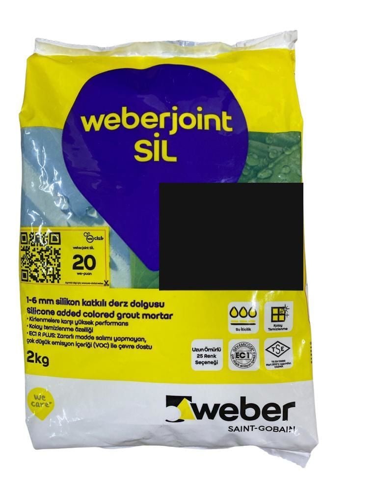 Weber Joint Sil 413 Siyah Derz Dolgu 2 Kg - Bulutretail