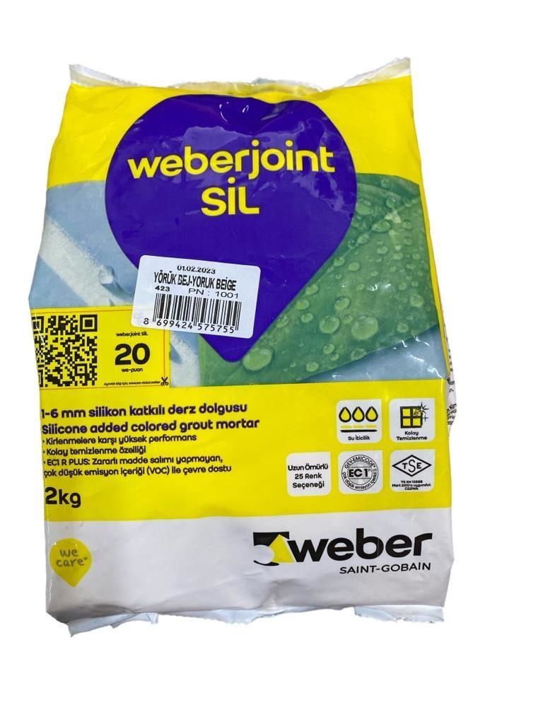 Weber Joint Sil 423 Yörük Bej Kahve Derz Dolgu 2 Kg - Bulutretail