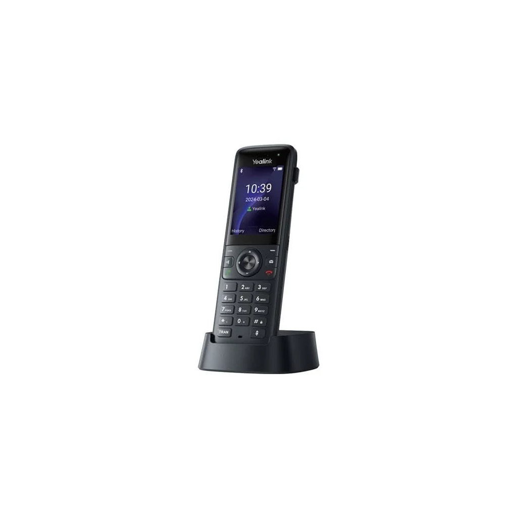 YEALINK AX83H, WiFi, Dect, Kablosuz IP TELEFON, Siyah, 2.4&amp;quot; Renkli Ekran, Bluetooth, 9 Saat Konuşma, 200 Saat Bekleme