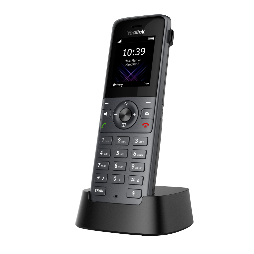 YEALINK W73H, Dect, Kablosuz IP TELEFON, Siyah, 1.8&amp;quot; Renkli Ekran, 35 Saat Konuşma, 400 Saat Bekleme