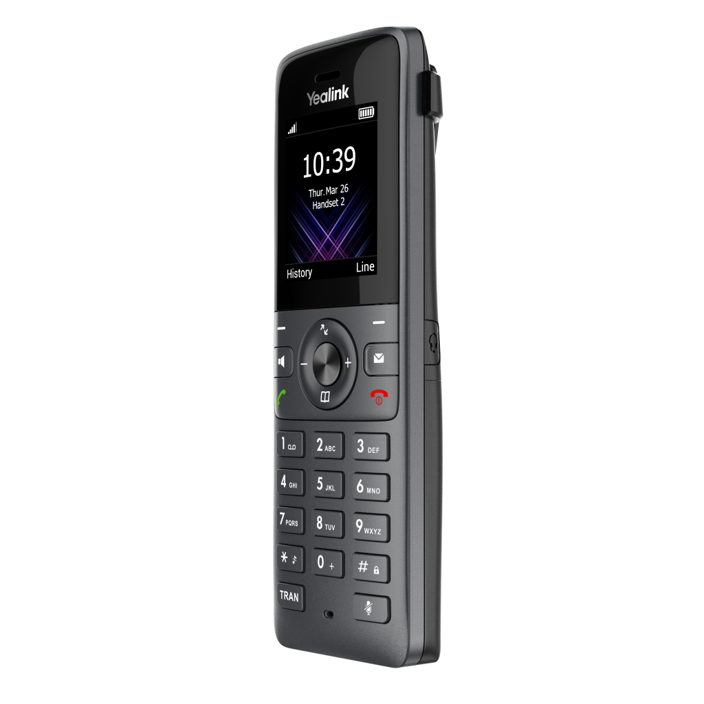 YEALINK W73H, Dect, Kablosuz IP TELEFON, Siyah, 1.8&amp;quot; Renkli Ekran, 35 Saat Konuşma, 400 Saat Bekleme