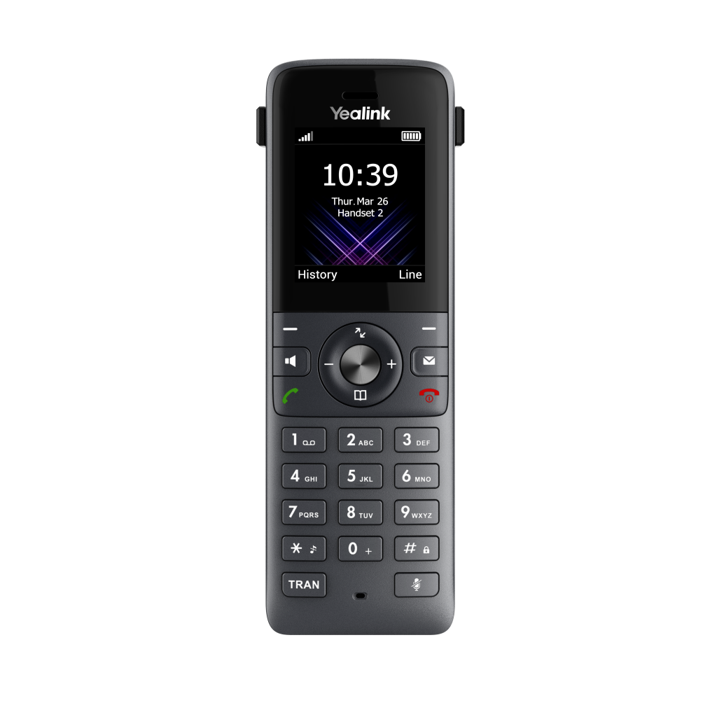 YEALINK W73H, Dect, Kablosuz IP TELEFON, Siyah, 1.8&amp;quot; Renkli Ekran, 35 Saat Konuşma, 400 Saat Bekleme